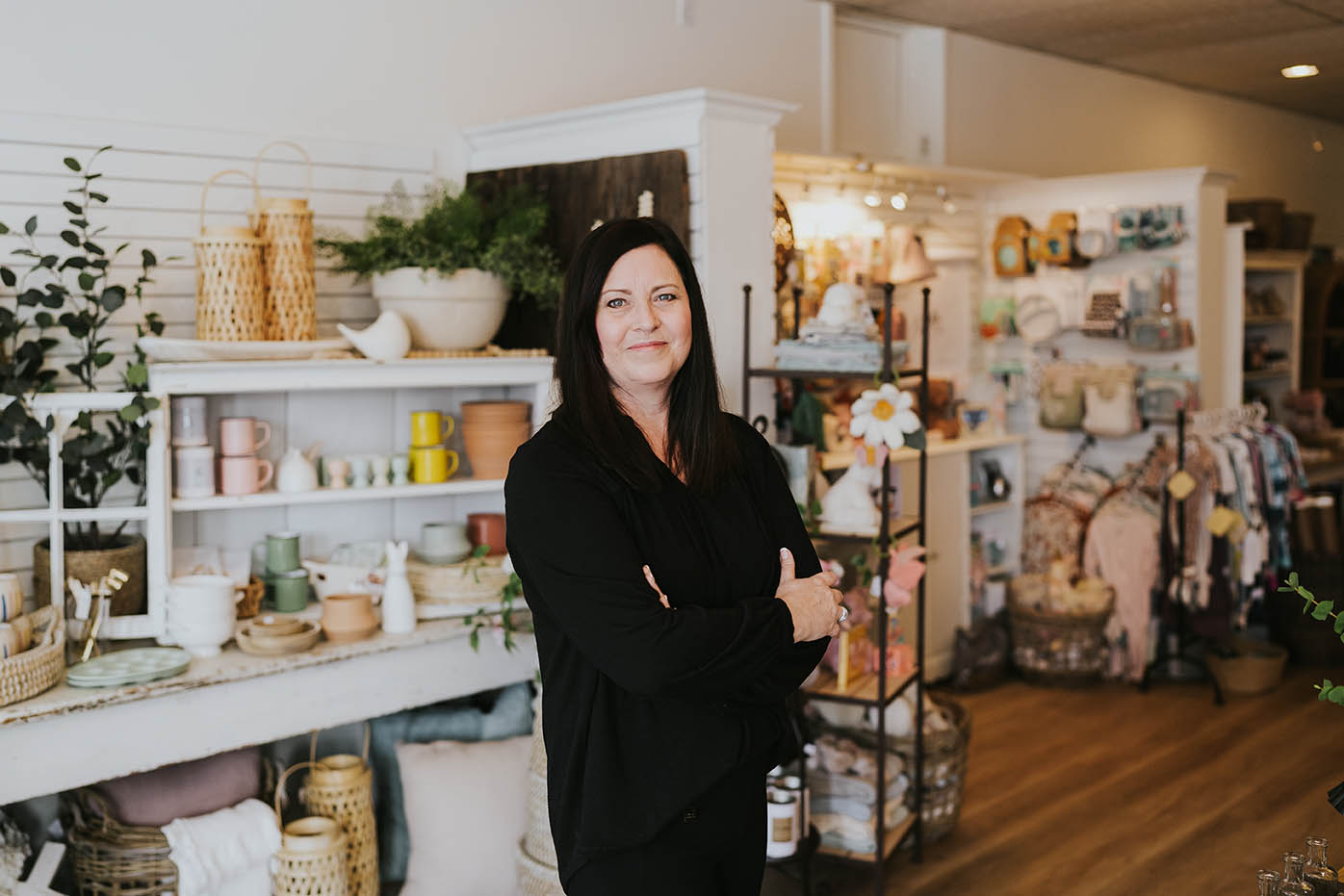 woman standing in a store