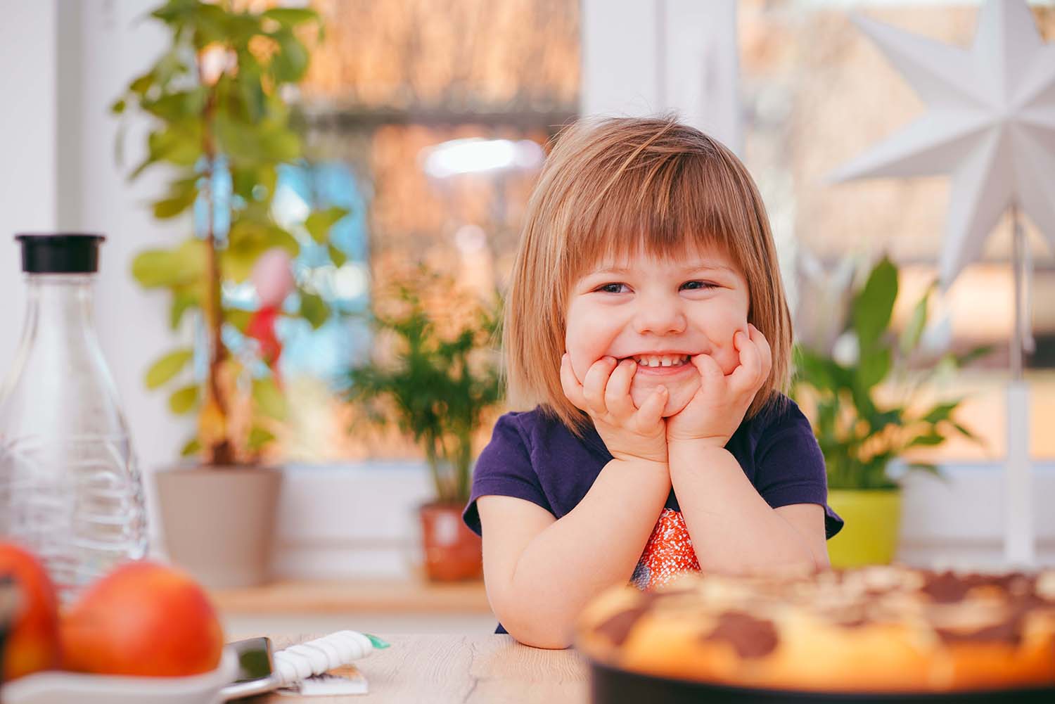 child laughing